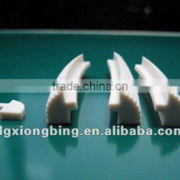 Extrued silicone rubbe sealing strip