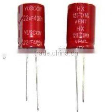 High ripple current long life 50000h Aluminum electrolytic capacitors