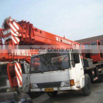 china made used 20t zoomlion hydraulic truck crane new arrived hot sale