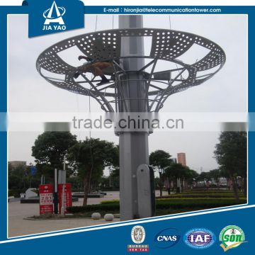 5-80m Customized Landscaping High Mast Telescopic Electric Light Tower