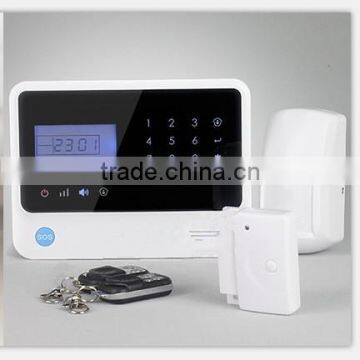 Family protection wireless home GSM security alarm system with CMS Contact ID protocol