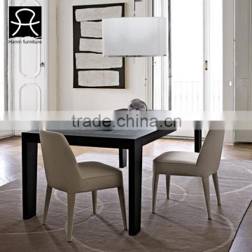 Modern dining room furniture black extension dining table hall tables