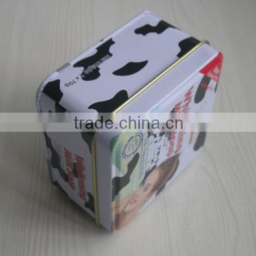 2015 High quality beautiful small square tin can for soap,soap tin box