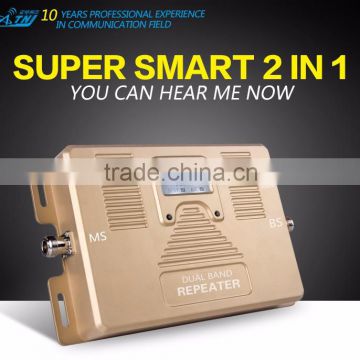 Best Offer! LCD Intelligent Display dual band 850/1900mhz signal repeater /signal booster amplifier for GSM 2g 3g