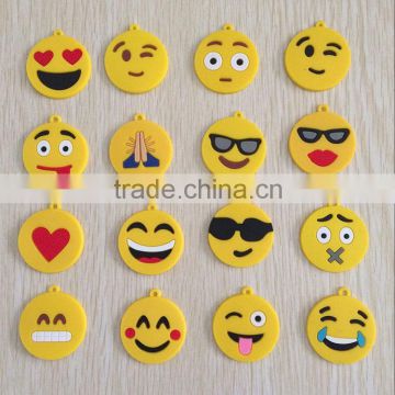 Popular Stuffed Plush Soft Toy Key Chains Pvc Emoji Keychain