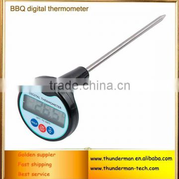 For BBQ,Coffee and Milk with Temperature Function Big LCD Portable Digital Food Thermometer