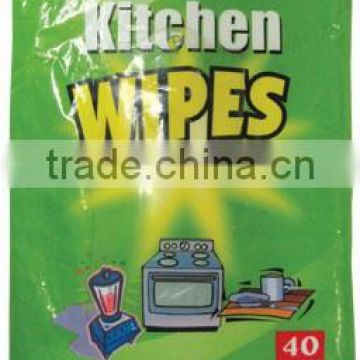 anti-oil dinning room and kitchen cleaning wipes