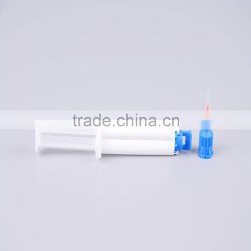 Printing Logo teeth whitening dual barrel syringe with whitening gel