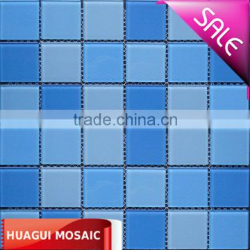 Competition pool glass mosaic tile HG-448015