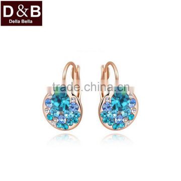 HYE4399 Hot selling fashion style new model silver earring for woman