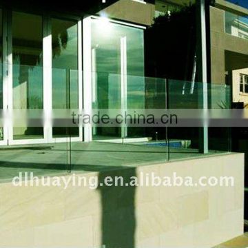 Clear Tempered Glass for Balcony Rails