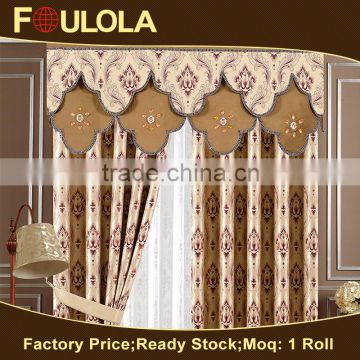 Professional Manufacture Cheap Polyester Jacquard Curtain Fabric