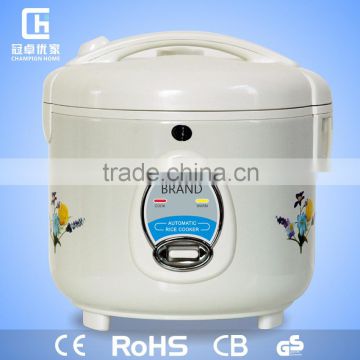 Deluxe stainless steel notic-stick inner pot low price 1.5LL CE ROHS CB GS mini rice cooker