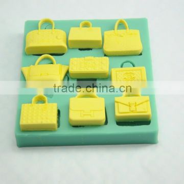 Fashion Hand Bag Silicone Mould Baking Decorating Tool Chocolate Mold