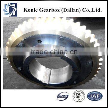 High speed large type customized nonstardard helical worm gear for gearbox motor parts from China manufacturer