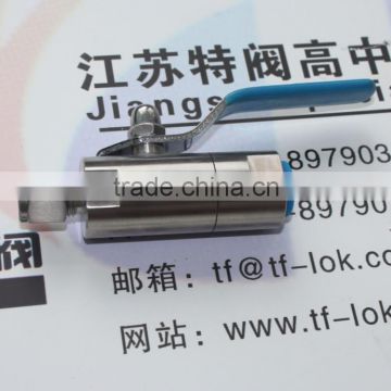 TF-LOK Stainless Steel female & tube NPT ball valves