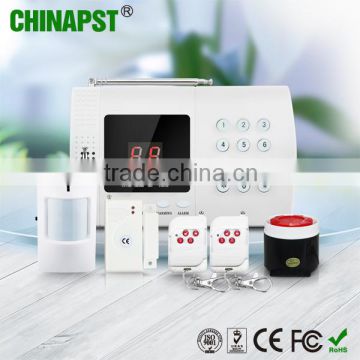 Factory wholesale intelligent home alarm 99 wireless guard zone smart wireless home security alarm system PST-TEL99E