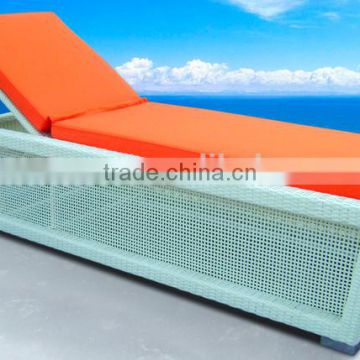 2017 Sigma SGS all weather outdoor high classic italian resin wicker chaise lounge chairs