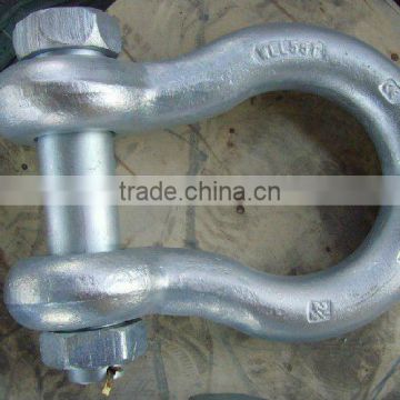 Cheap price iron stainless steel Bow shackle
