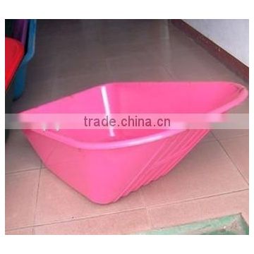 85L capacity plasic tray for wheelbarrow with different color