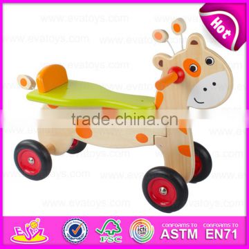 2016 best sale lovely wooden baby tricycle W16A024