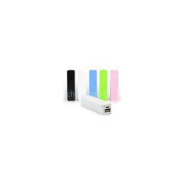 Mini Cylinder 2600mAh Portable External Battery Charger For MOTO / Sony Ericsson / Sharp