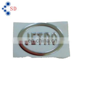 dongguan high quality custom chrome siver sticker