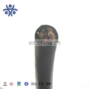 rubber cable heavy tools 8/3 soow black 600v