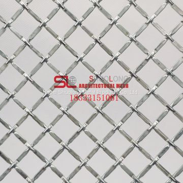 XY-2172 customed color stainless steel decorative wire mesh for cabinet doors