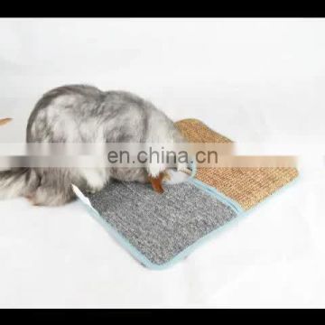 Cute foldable square scratching board/carpet toy for cat sofa savior/desk legs protecting pad