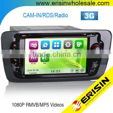 Erisin ES7695M 7" 2 Din Bluetooth Car Radio with GPS 3G for SEAT IBIZA
