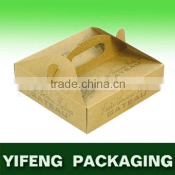 china wholesale custom logo e-cai friendly safe folding paper pizza box printing