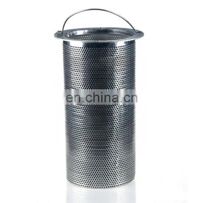 customize perforated stainless steel cylindrical tube basket