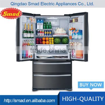 Energy-efficient no frost french door refrigerator with ice maker