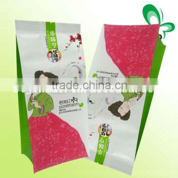 Plastic packaging side gusset food bags for snacks