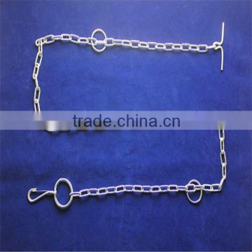modern style spring snap hook chain