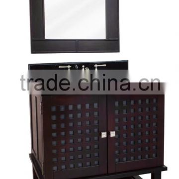 The latest design waterproof wooden bathroom vanity cabinet (YSG-024)