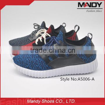 2016 Wholesale best selling fashion flyknit sneakers running shoes