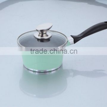 16cm aluminum ceramic coatingsauce pan with non stick coating