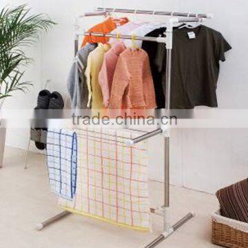 2015 New foldable & extendable stainless steel garment rack 5303