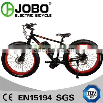 26" Electric Fatbike With 8Fun Crank/Center Motor 250W 36V And With 36V 10~16Ah Lithium Ion Battery