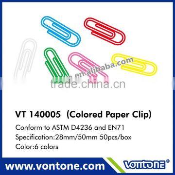 NON MOQ colored paper clip