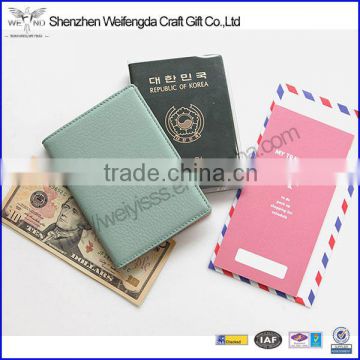 genuine leather passport wallet holder cover case purse travel card organizer