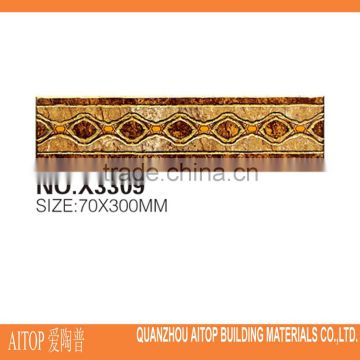 Skirting tile for wall and floor decorative size 70x300 mm