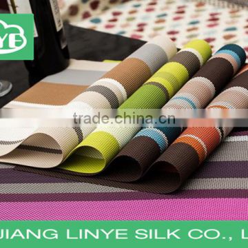 various kinds of enviromental PVC mats for glass/ plate/forks/knife