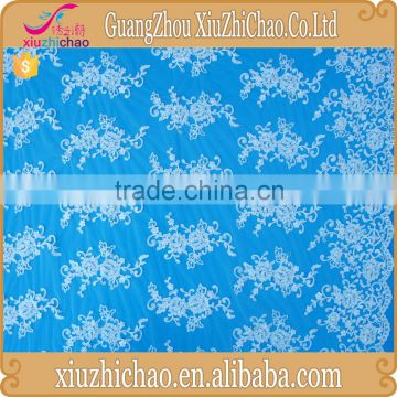 factory design cord lace fabric with pearls for wedding gown                        
                                                                                Supplier's Choice