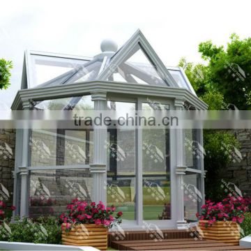 Polygon luxury glass room/sun room/sunshine room/greenhouse with aluminum alloy