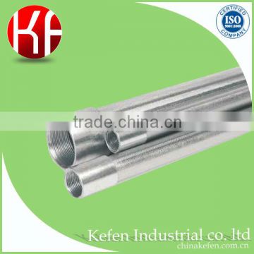 BS31 electrical wiring conduit pipe & steel cable conduit tube & 3/4inch BS31 hot-dipped galvanized conduit