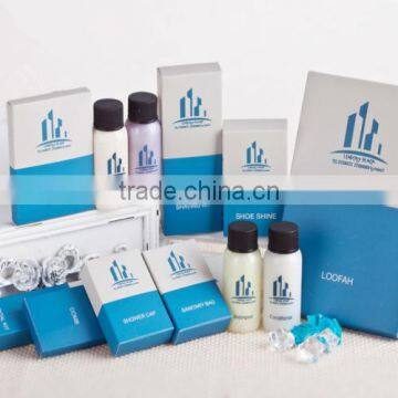 Cheap luxury hotel amenities with packaging box