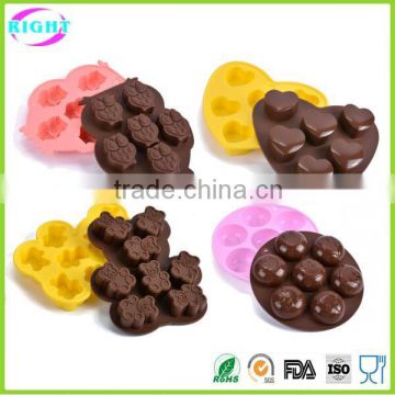 Various shape chocolate silicone mold